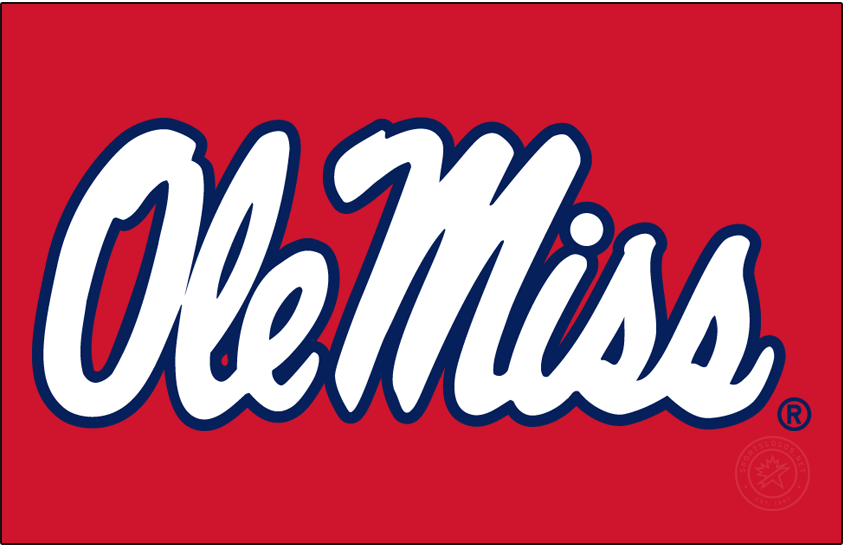 Mississippi Rebels 2007-2020 Primary Dark Logo iron on transfers for T-shirts
